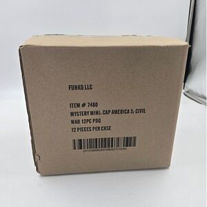 Funko Mystery Mini Captain America Civil War 12pc PDQ Case Sealed Marvel 7480